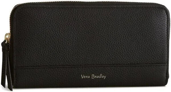 Vera Bradley RFID Jordin Continental Wallet,  Black