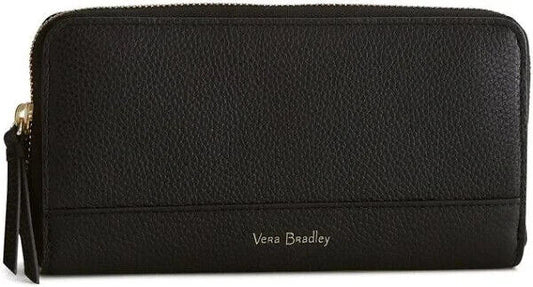 Vera Bradley RFID Jordin Continental Wallet,  Black