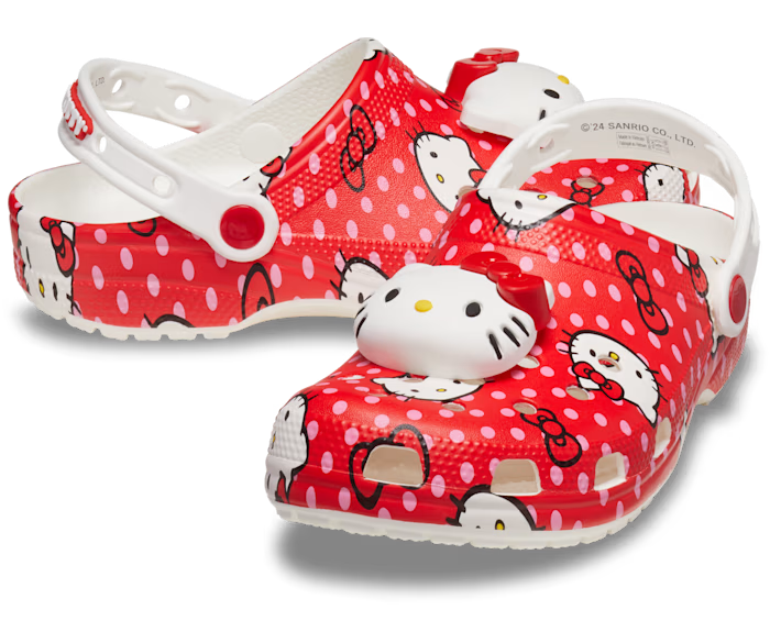 Crocs Hello Kitty Red Classic Clog