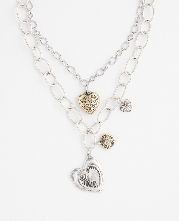 CHICO'S VALENTINE'S DAY CHARM NECKLACE