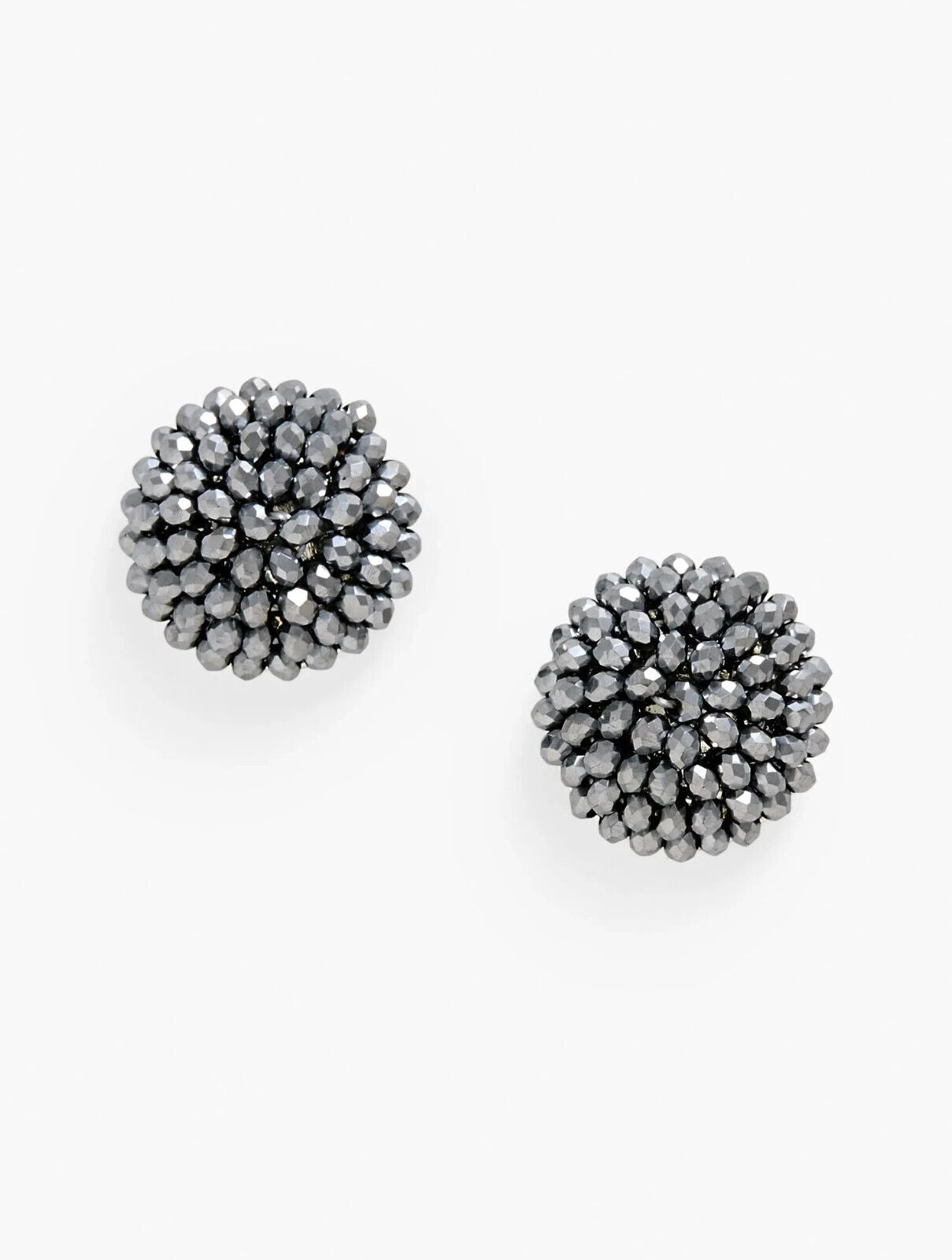 TALBOTS FACETED BEAD CLUSTER STUD EARRINGS