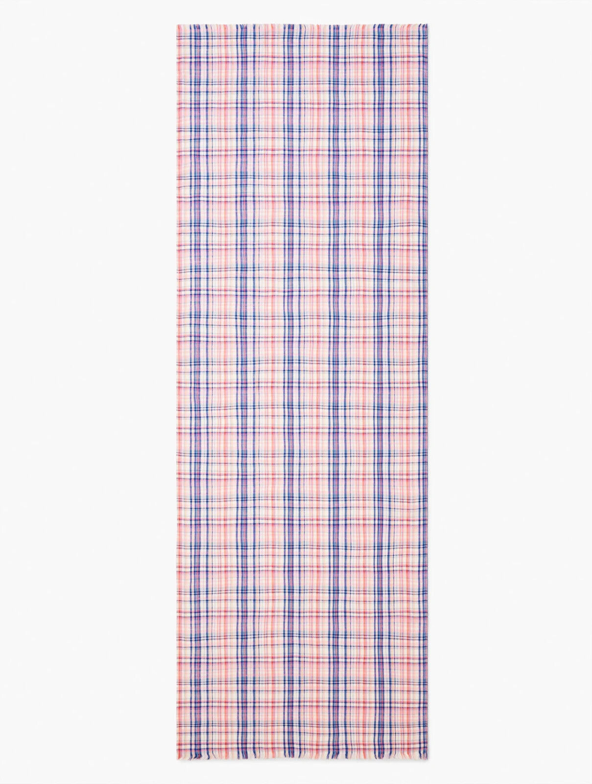 TALBOTS MULTI PLAID OBLONG SCARF