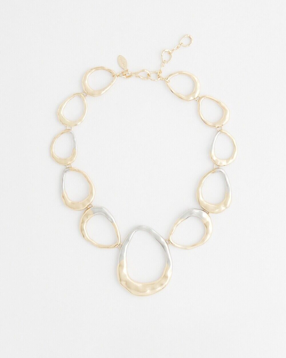 CHICO'S MIXED METAL BIB NECKLACE