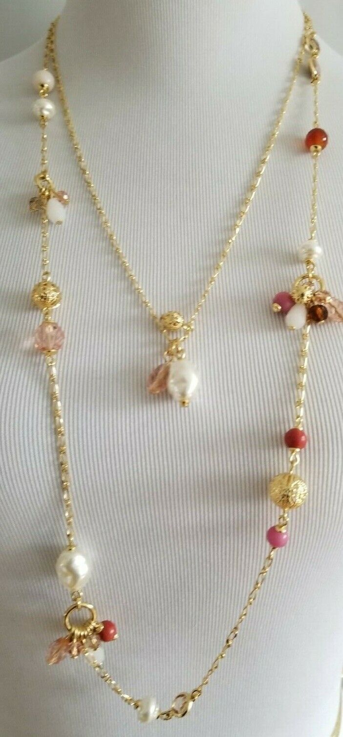 TALBOTS TINY SURPRISES LAYER NECKLACE