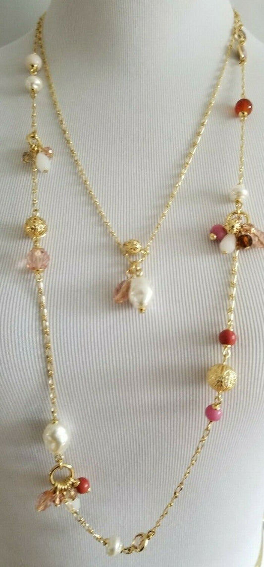 TALBOTS TINY SURPRISES LAYER NECKLACE