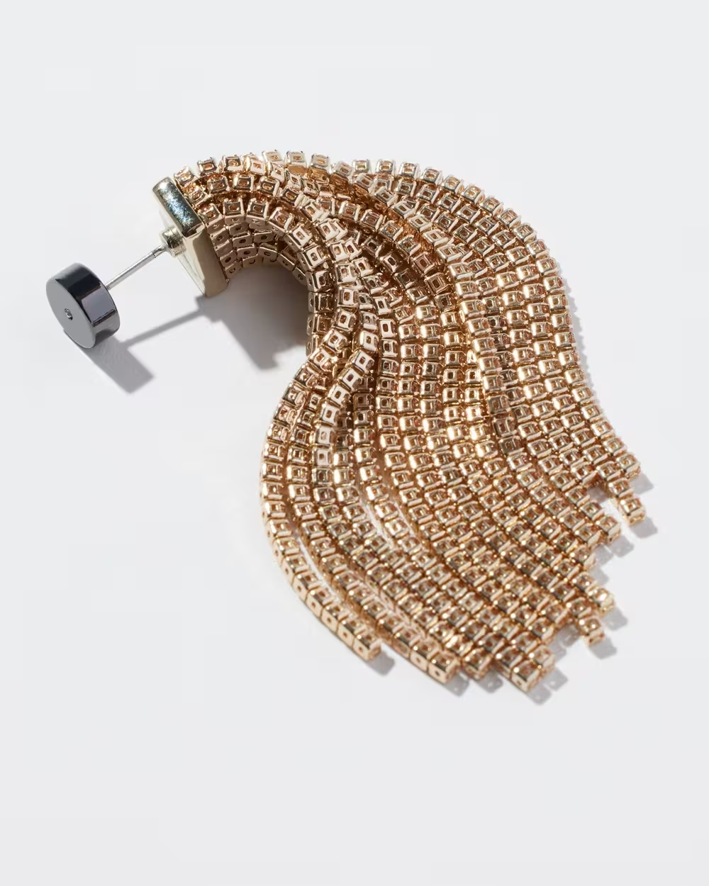 CHICO'S CUBIC ZIRCONIA DUSTER EARRINGS