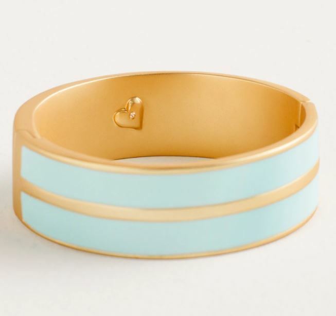 CHICO'S BLUE HINGED CUFF BRACELET