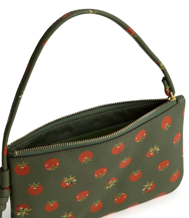 Vera Bradley Knotted Wristlet, Tiny tomatoes in Leather
