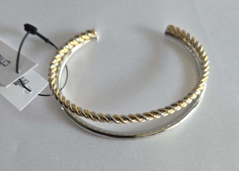 CHICO'S MIXED METAL CUFF BRACELET