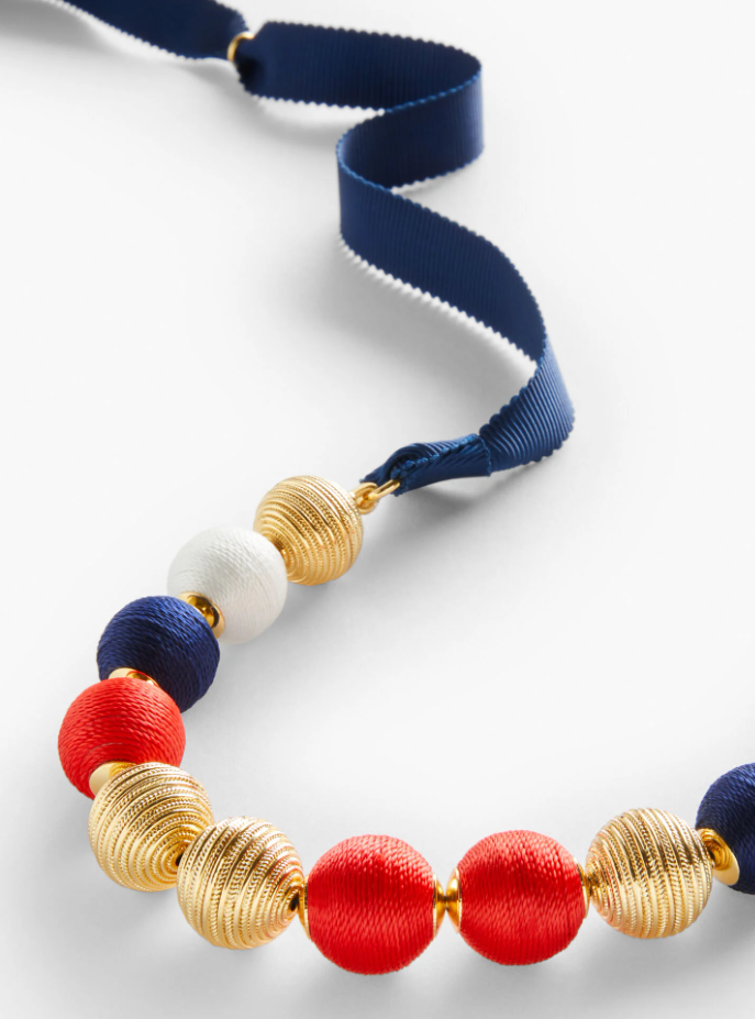 TALBOTS SPOT ON BAUBLES NECKLACE