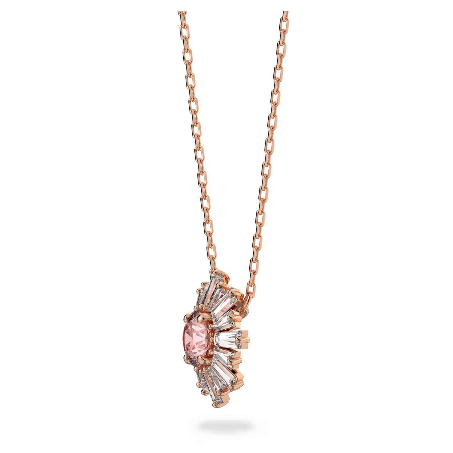 Swarovski Idyllia pendant Mixed cuts, Sun, Pink, Rose gold-tone plated