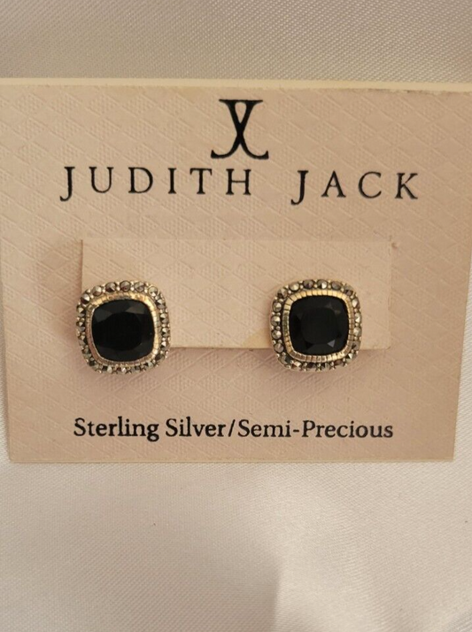 Judith Vintage Onyx Earrings