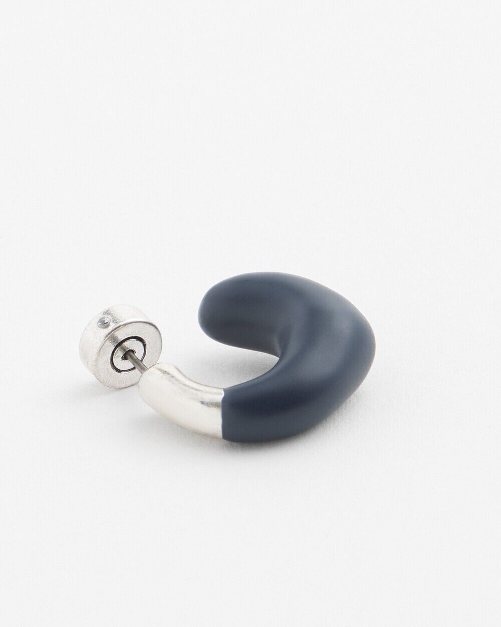 CHICO'S NO DROOPBLUE MINI HOOPS EARRINGS