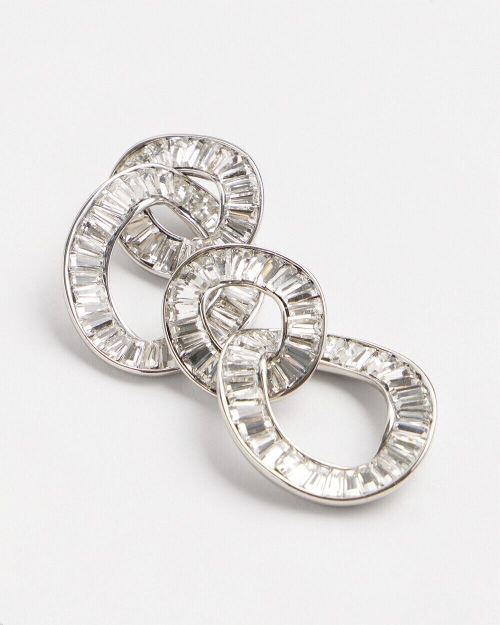 CHICO'S NO DROOP ADJUSTABLE DROP EARRINGS