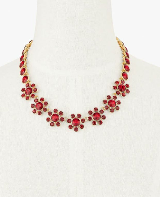 TALBOTS POINSETTIA NECKLACE