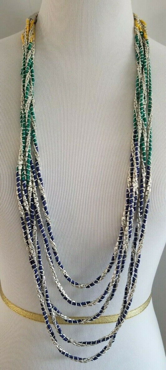 CHICO'S MULTISTRAND BEADED NECKLACE