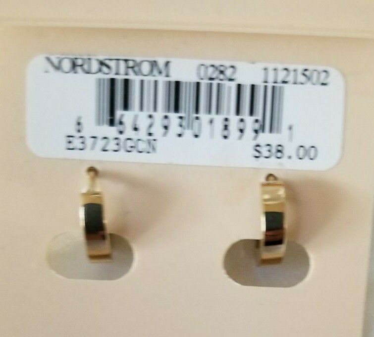 Nardi Small Channel Hoop Earrings
