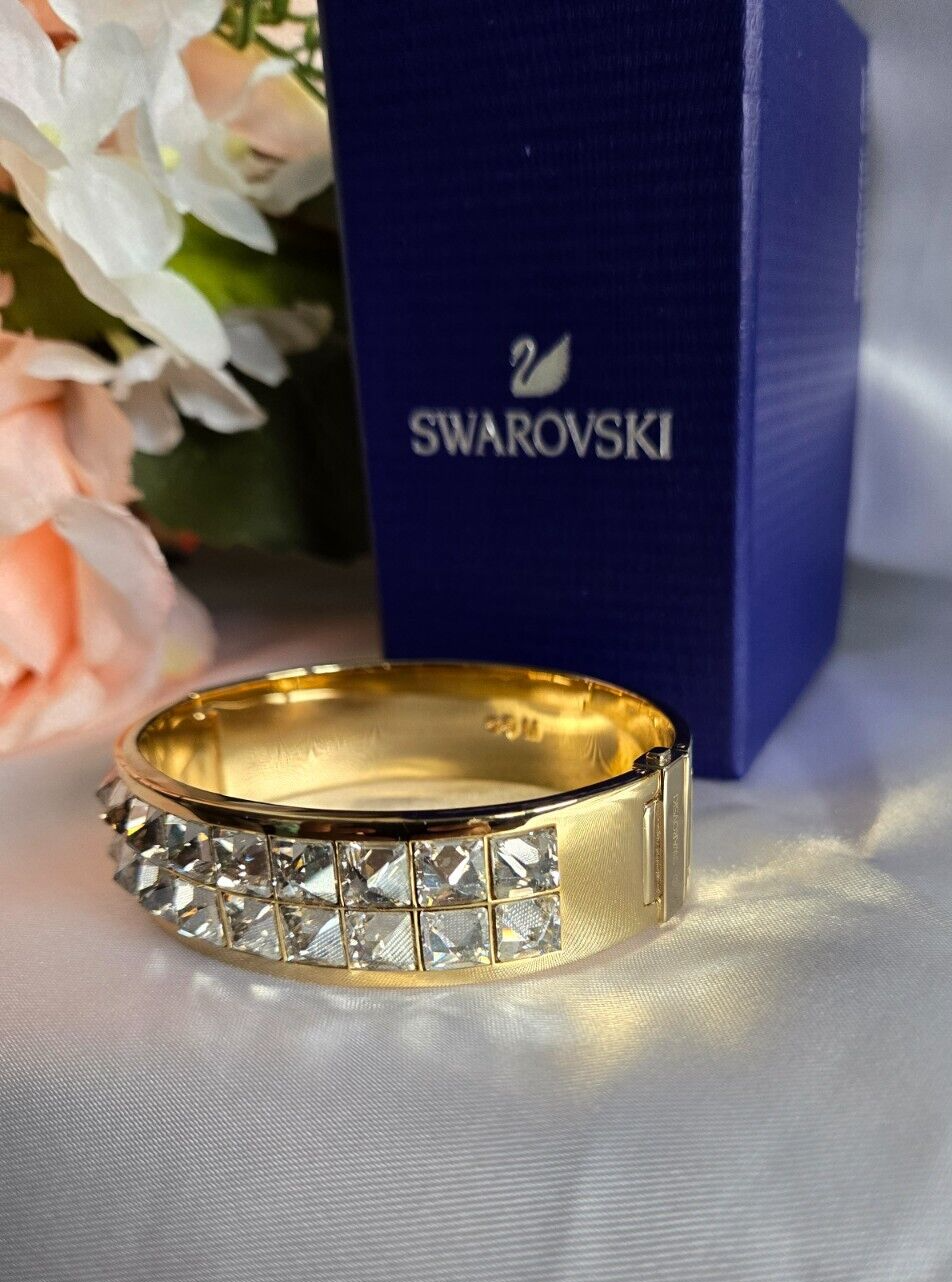 Swarovski Gold Bangle