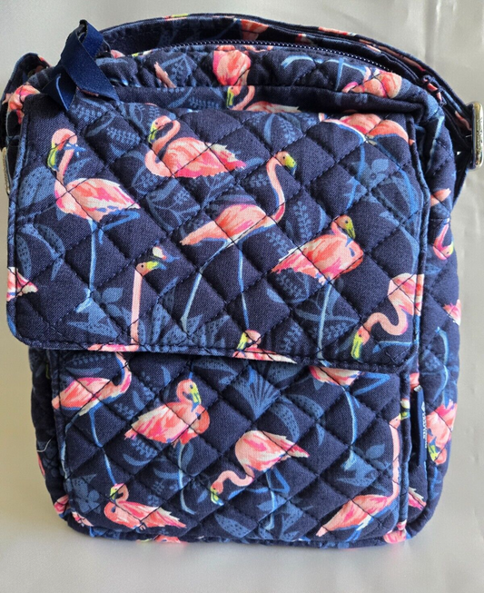 Vera Bradley Small Crossbody Purse, Flamingo