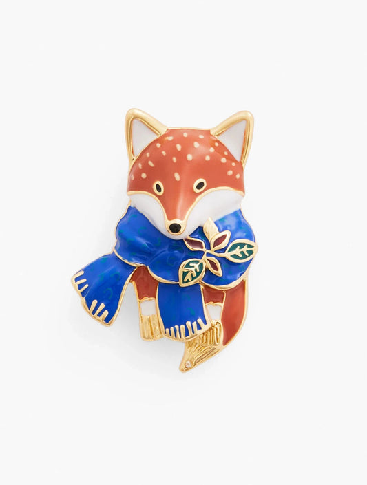 TALBOTS FOX BROOCH