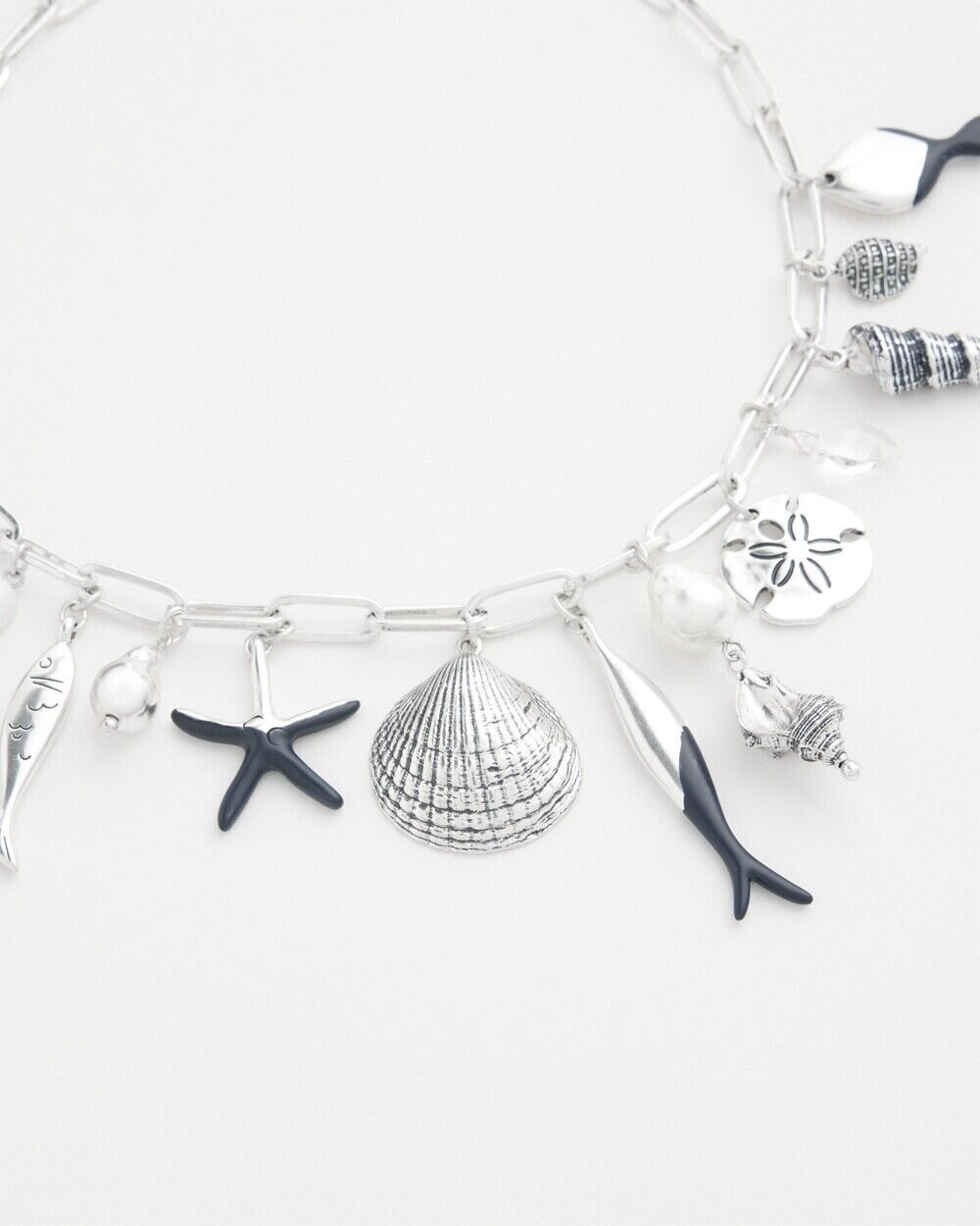 CHICO'S NEUTICAL CHARM NECKLACE
