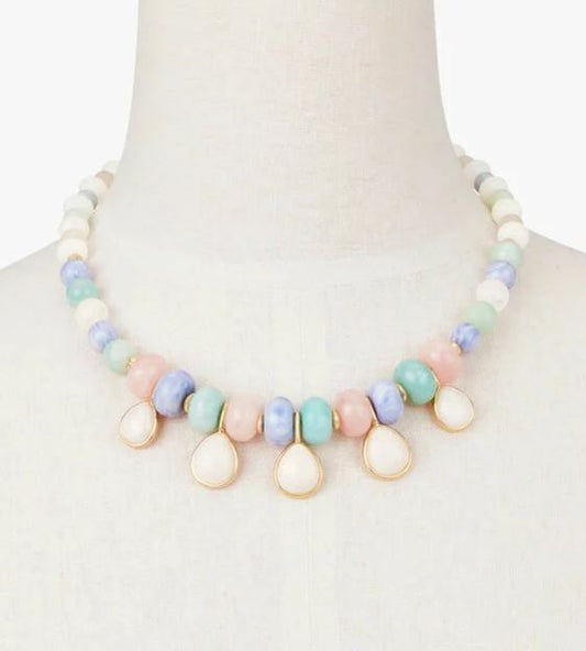 TALBOTS SEMIPRECIOUS STONE STATEMENT NECK