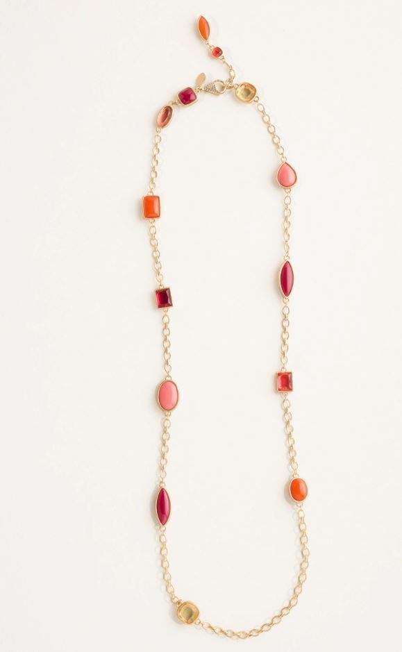 CHICO'S WARM MULTICOLORED CONVERTIBLE NECKLACE