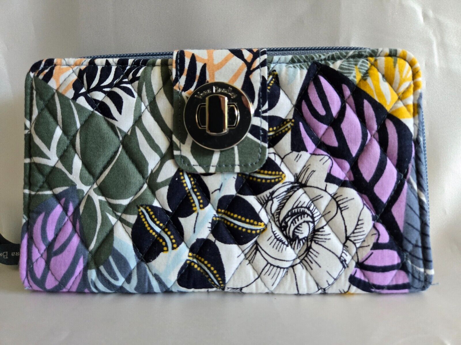 Vera Bradley RFID Turnlock Wallet, Palm Floral