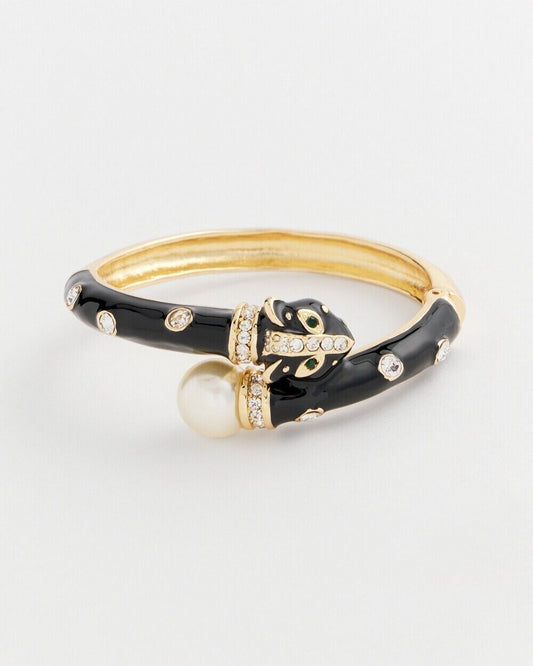 CHICO'S JAGUAR PAVE BANGLE BRACELET