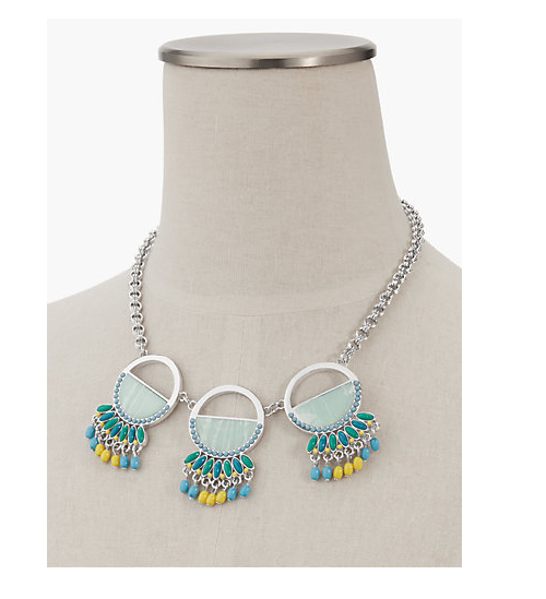 TALBOTS Ring & Teardrop-Bead Necklace