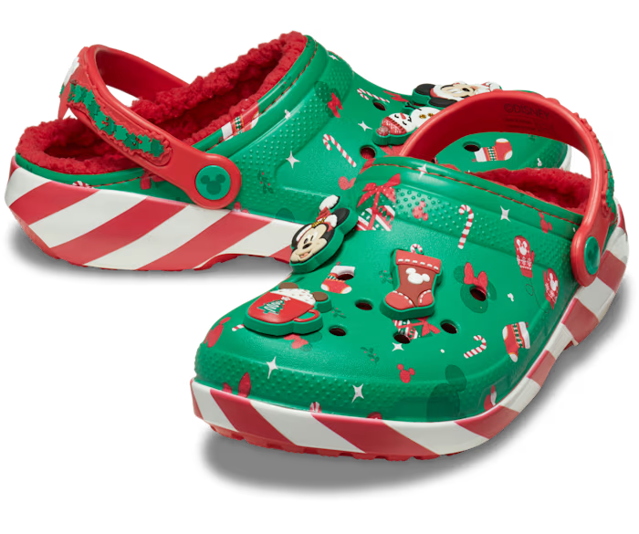 Crocs Mickey Holiday Lined Classic Clog