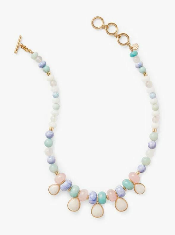 TALBOTS SEMIPRECIOUS STONE STATEMENT NECK