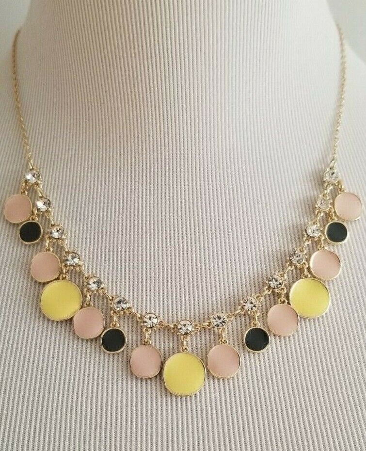 ANN TAYLOR ENAMEL STATEMENT NECKLACE