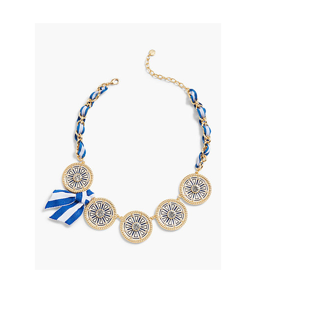  TALBOTS Tile Statement Necklace