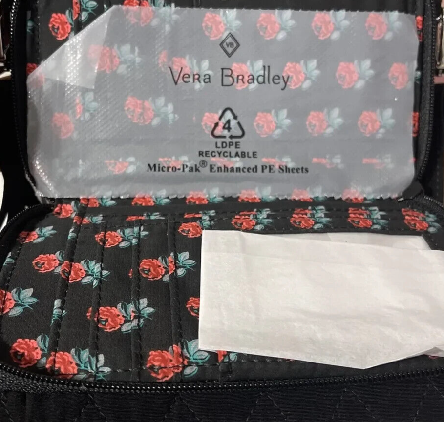 Vera Bradley RFID 3-in-1 Crossbody, Classic Black