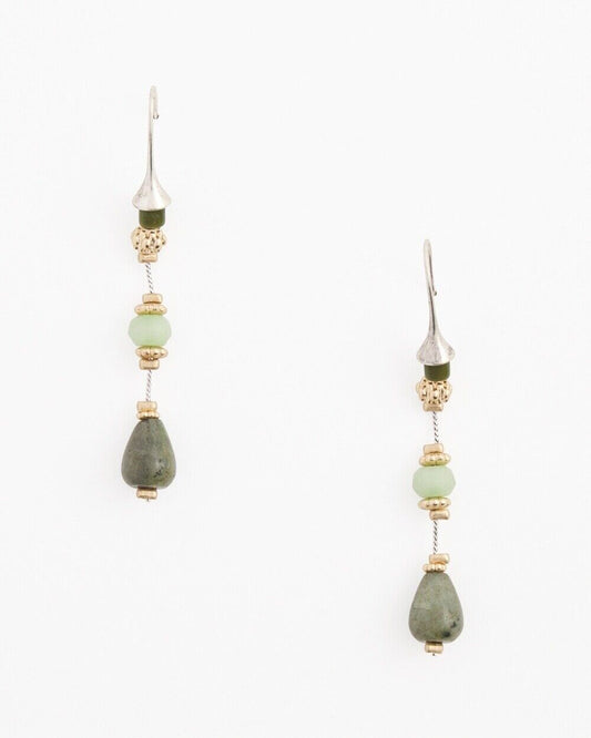 CHICO'S NO DROOP NATURAL STONE EARRINGS