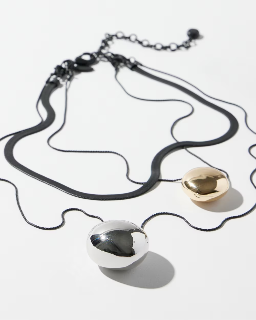 CHICO' S MULTISTRAND CONVERTIBLE NECKLACE