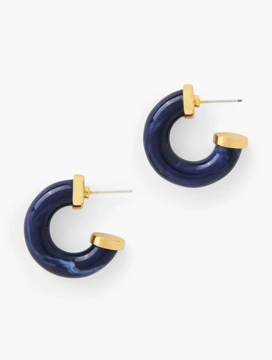 TALBOTS CHUNKY HOOP EARRINGS