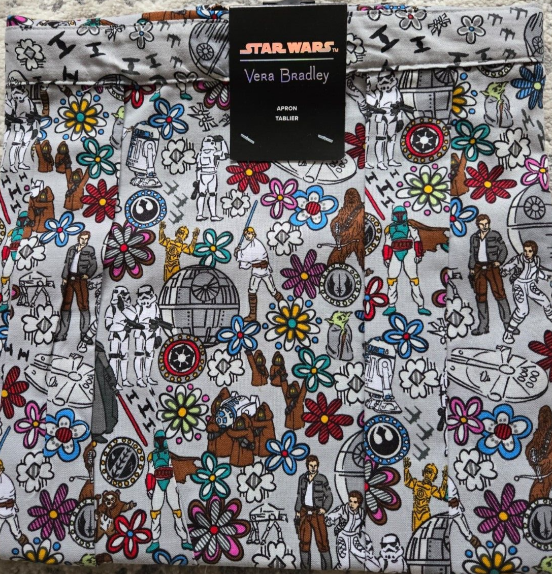 Vera Bradley Star Wars, Far, Far Away Light Vs Dark Adult Apron Tablier