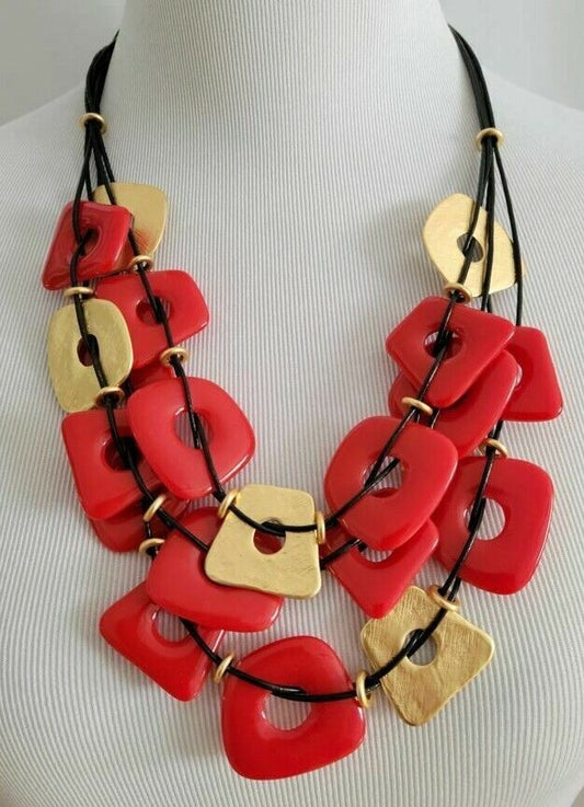 CHICO'S MULTI STRAND NECKLACE