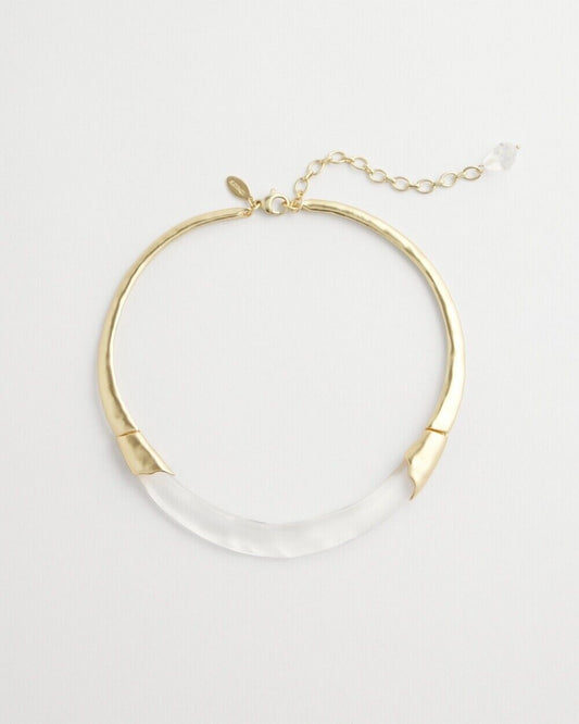 CHICO'S LUCITE COLLAR NECKLACE