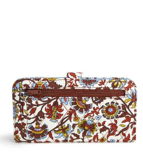 Vera Bradley Tab Wallet , Marrakesh Vines Cream