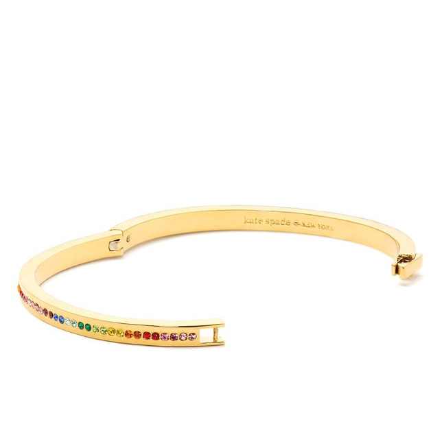 Kate Spade New York Women's Gold Plated Metal Ring It Up Pave Bangle