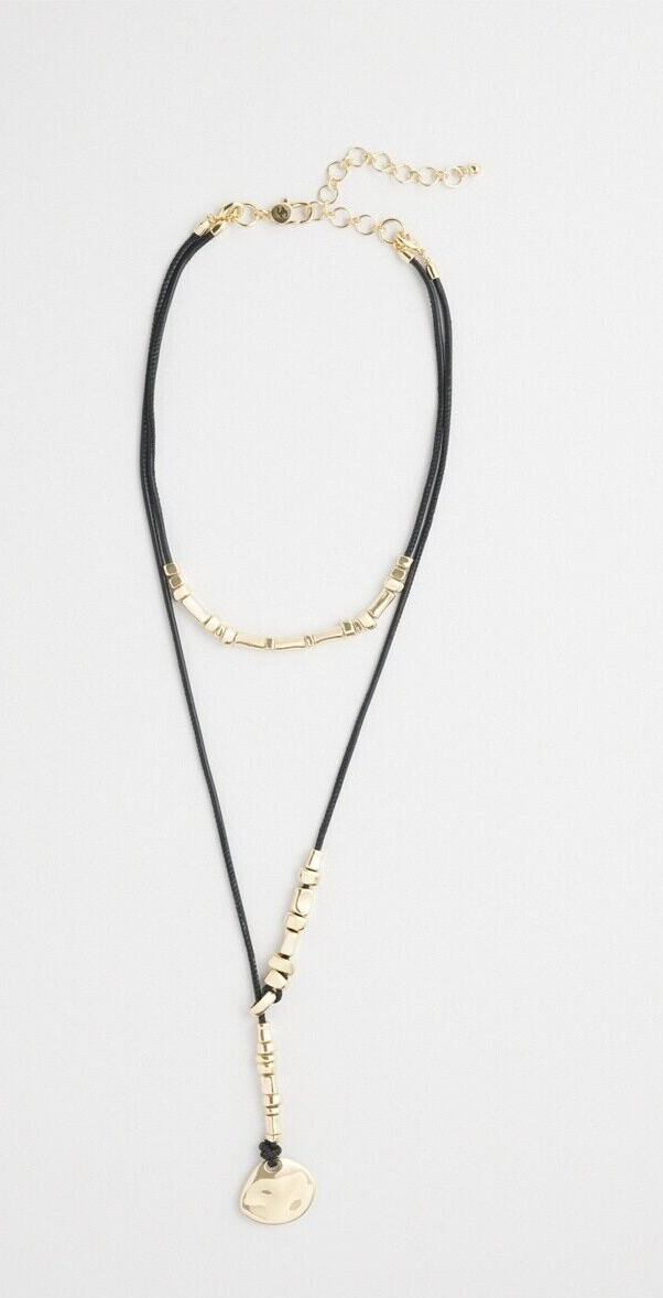 CHICO'S CONVERTIBLE GOLD TONE Y-NECKLACE