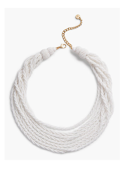 TALBOTS Twisted Beads Short Necklace