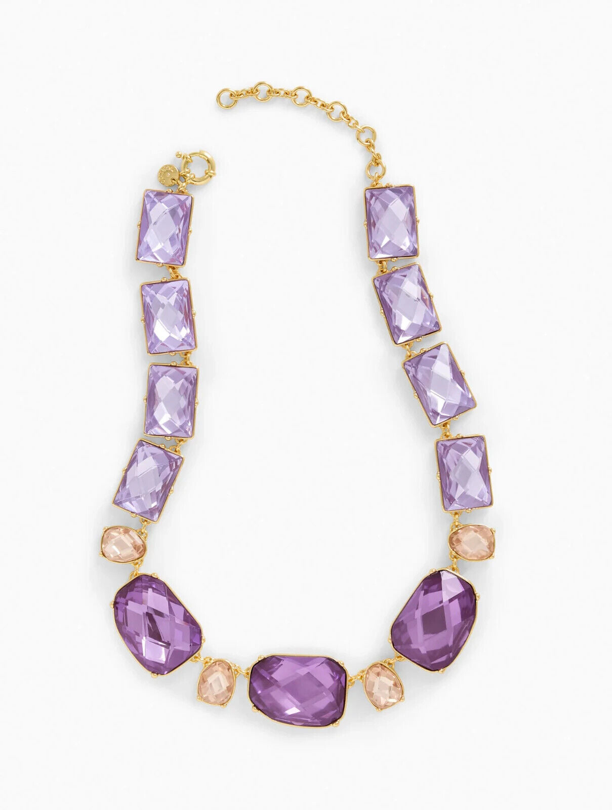 TALBOTS CHECKERBOARD STATEMENT NECKLACE