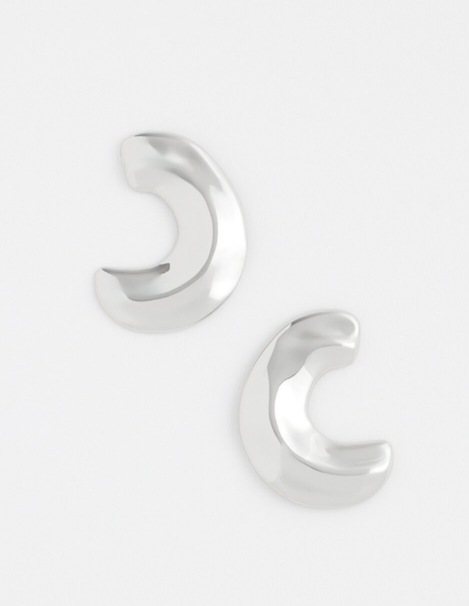 CHICO'S SILVER HOOP EARRINGS
