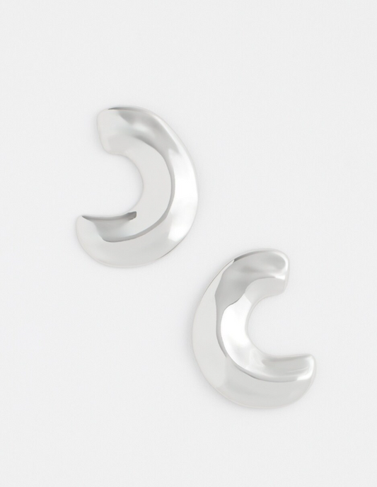 CHICO'S SILVER HOOP EARRINGS