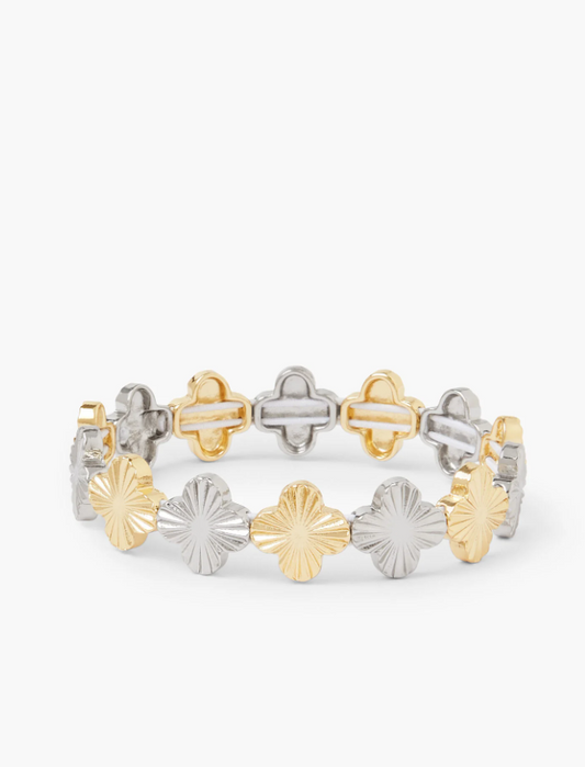 TALBOTS MIXED TEXTURE STRETCH BRACELET