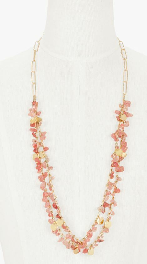 TALBOTS FIRST BLUSH LAYER NECKLACE